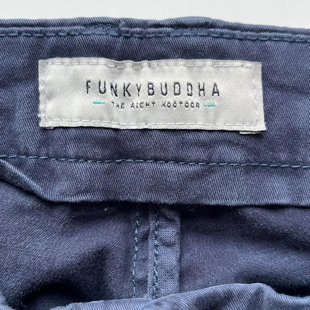 Funky Buddha Navy Stretch Chino Pant Sz. 38/33